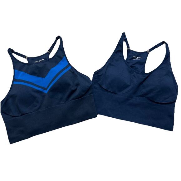 Tory Burch Adjustable long-line women's sports bras Set Of 2 Size Large - Picture 1 of 11